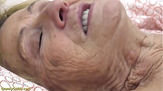 sexy 90 years old granny gets verge on fucked