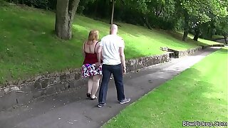 Hot chubby bitch picked up by stranger